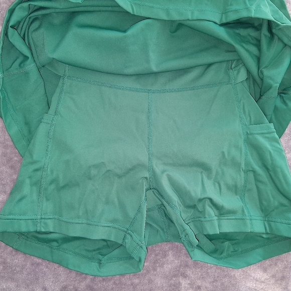 !!NOT FOR SALE!! Avia Green Athletic Tennis Dress with Built In Shorts - Picture 4 of 6